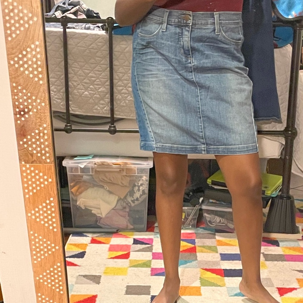 J brand denim skirt